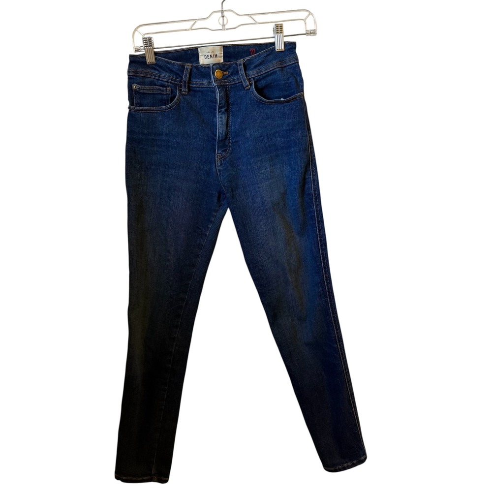 SEZANE Denim High Waisted Skinny Jeans‎ Women's Size 27 Blue Wash Classic Fit